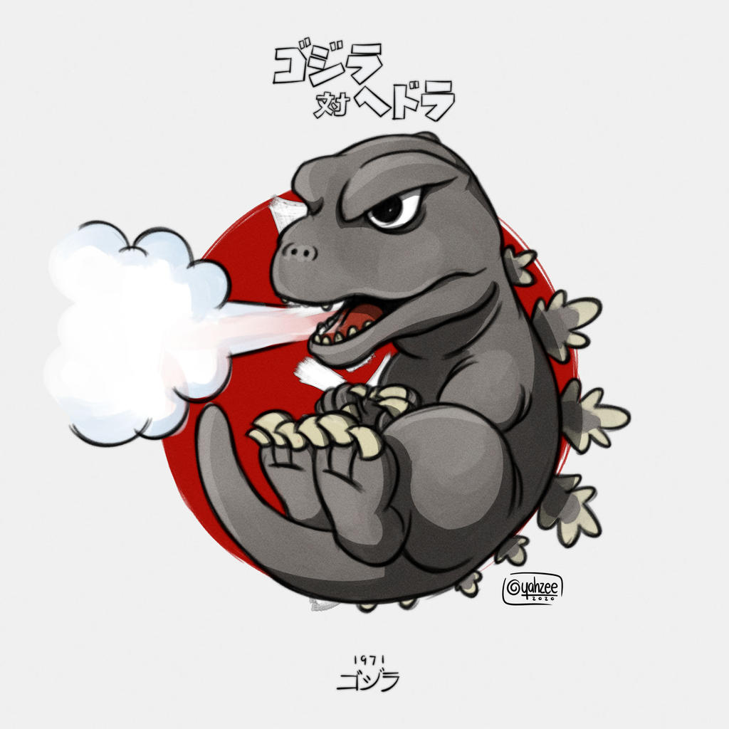 Chibi Godzilla 1971 By YahzeeSkellington On DeviantArt chibi-godzilla-1971-by-yahzeeskellington-on-deviantart