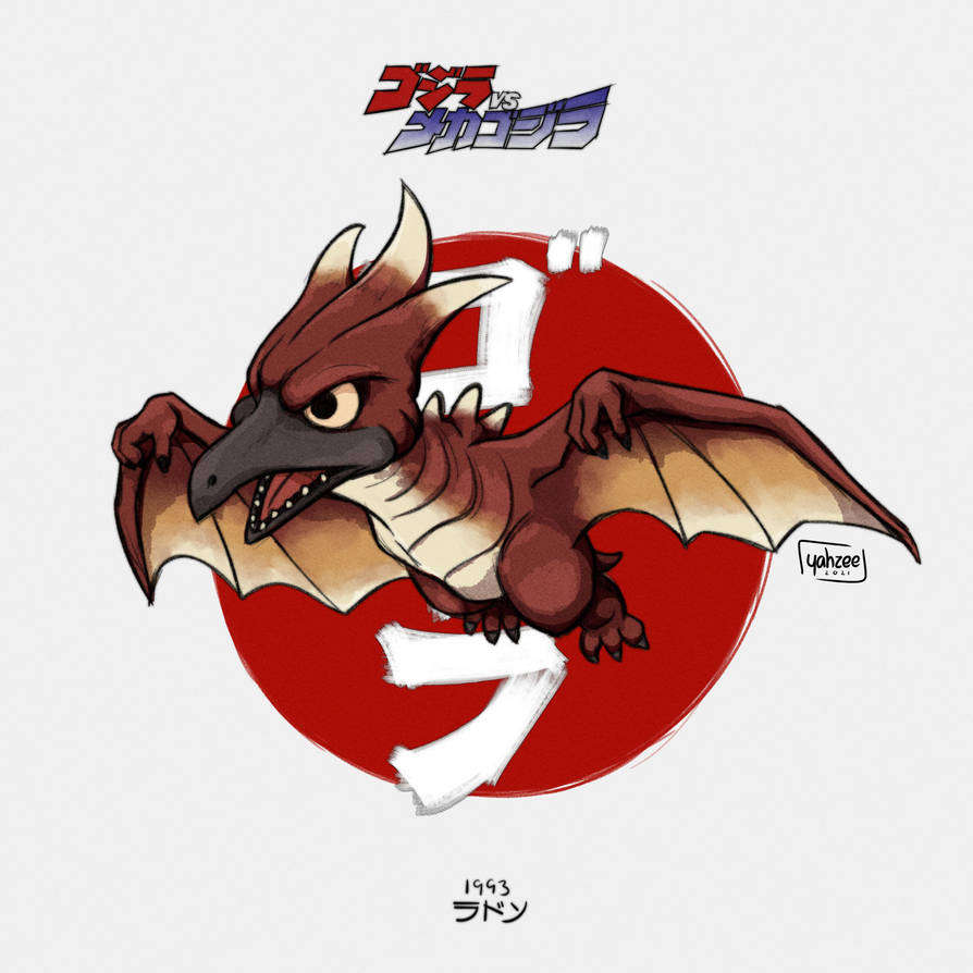 Chibi Rodan (1993) by YahzeeSkellington on DeviantArt