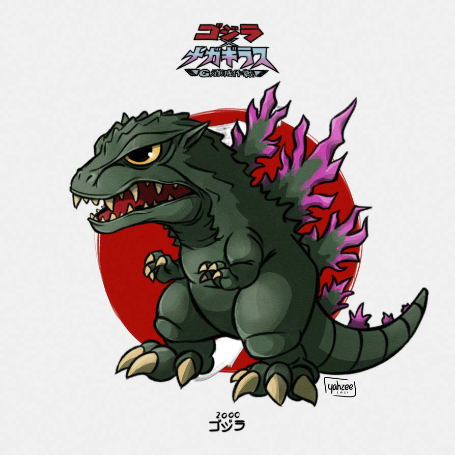 Chibi Godzilla (2000) by YahzeeSkellington on DeviantArt