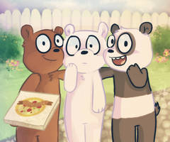 We bare bears - Pizza delivery