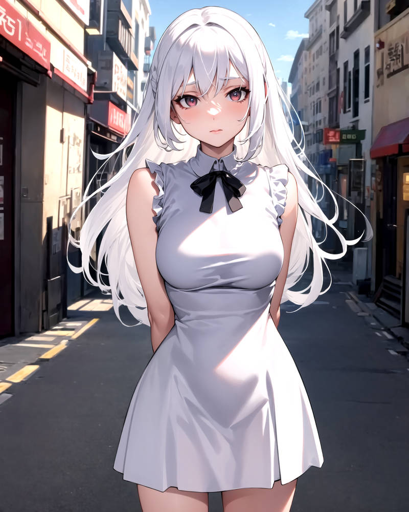 Premium AI Image  Portrait of a beautiful girl with long hair Anime manga  drawing of cute girls