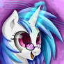 Vinyl Scratch portrait