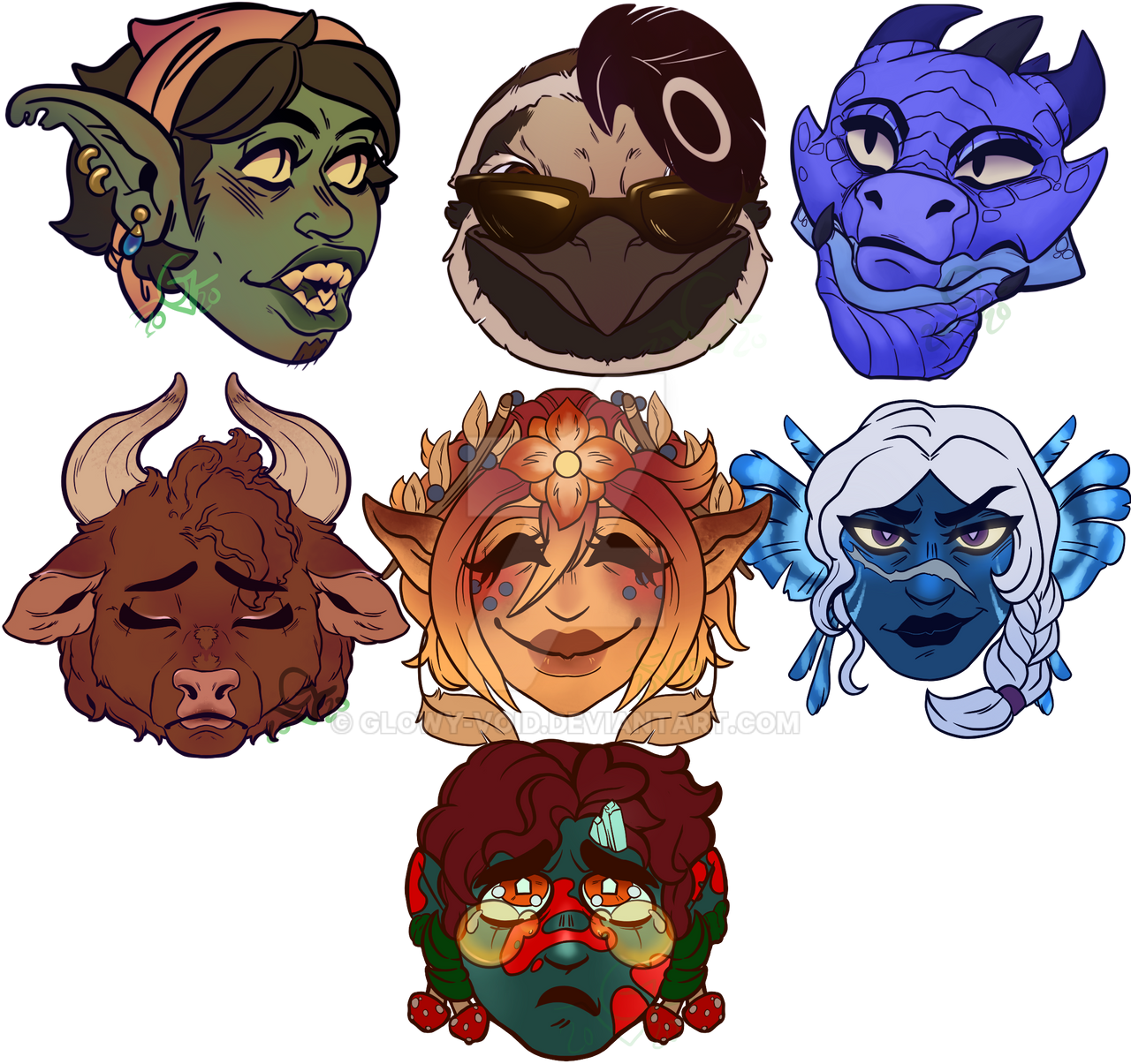 Dnd Discord Emotes by Glowy-Void on DeviantArt
