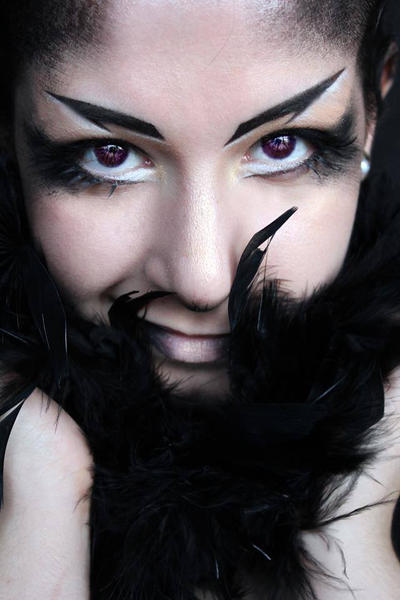 Queen Crow Makeup