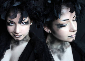 Queen Crow Makeup 2
