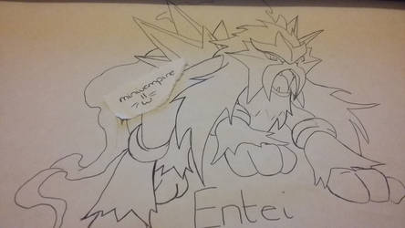 Happy pokemon day! Entei 