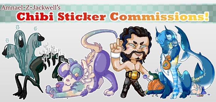 [10/10 OPEN] Chibi Sticker Commissions