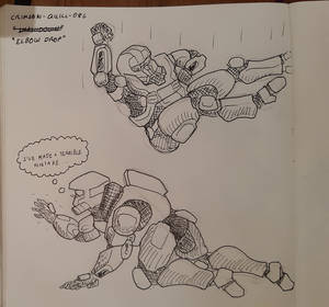 Halo-Ween Day 26-Elbow Drop