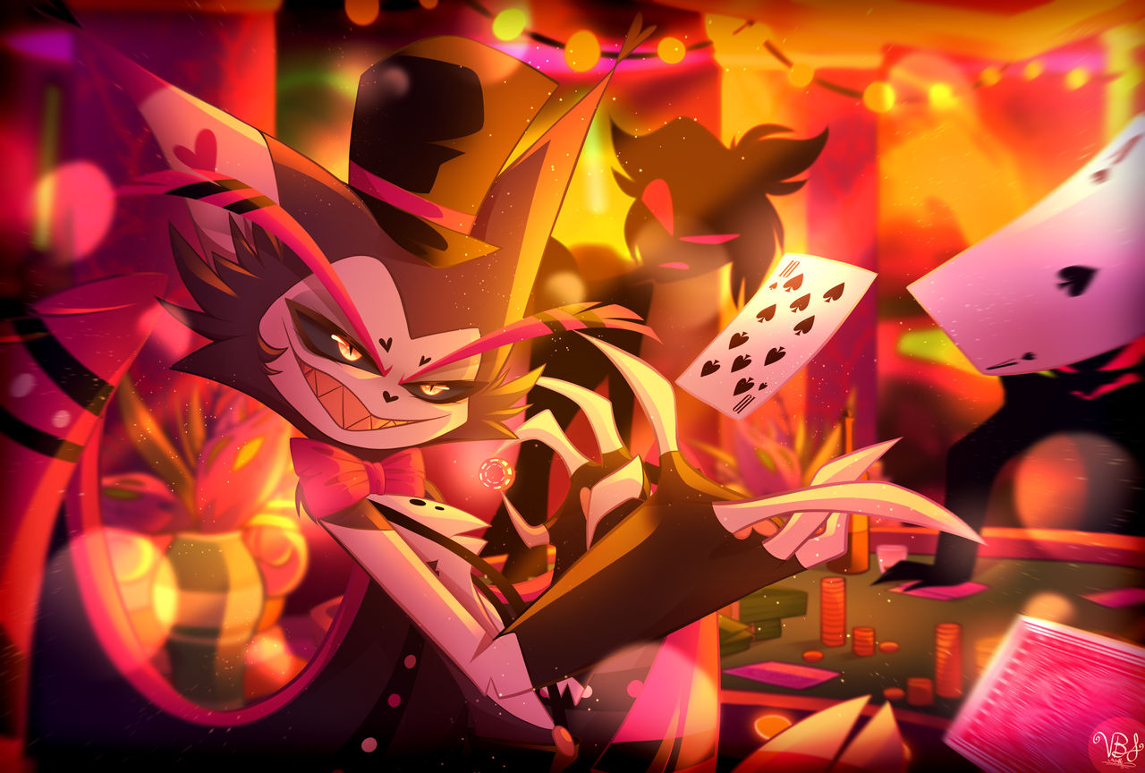Try your luck (Husk | Hazbin Hotel) by FishyMarble15 on DeviantArt