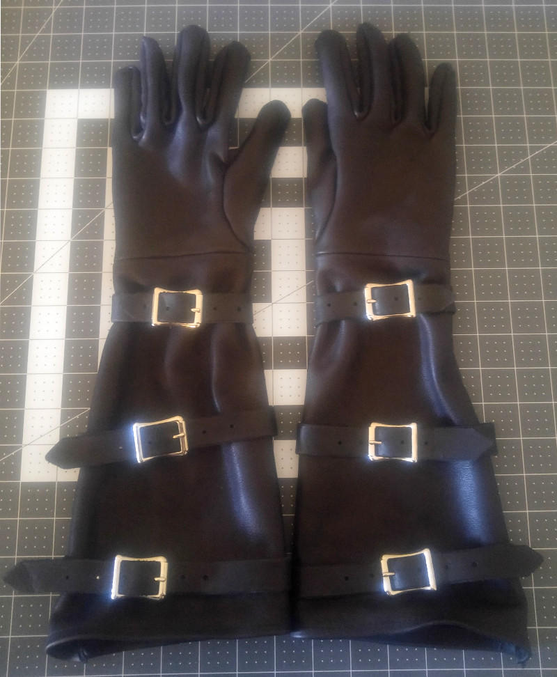 Commission - Vincent Valentine gloves