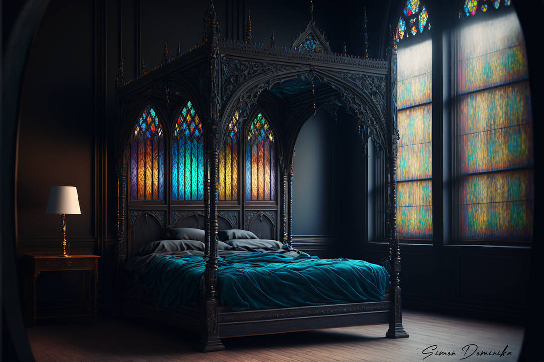 Gothic bedroom v2 by dominikadigitalart on DeviantArt