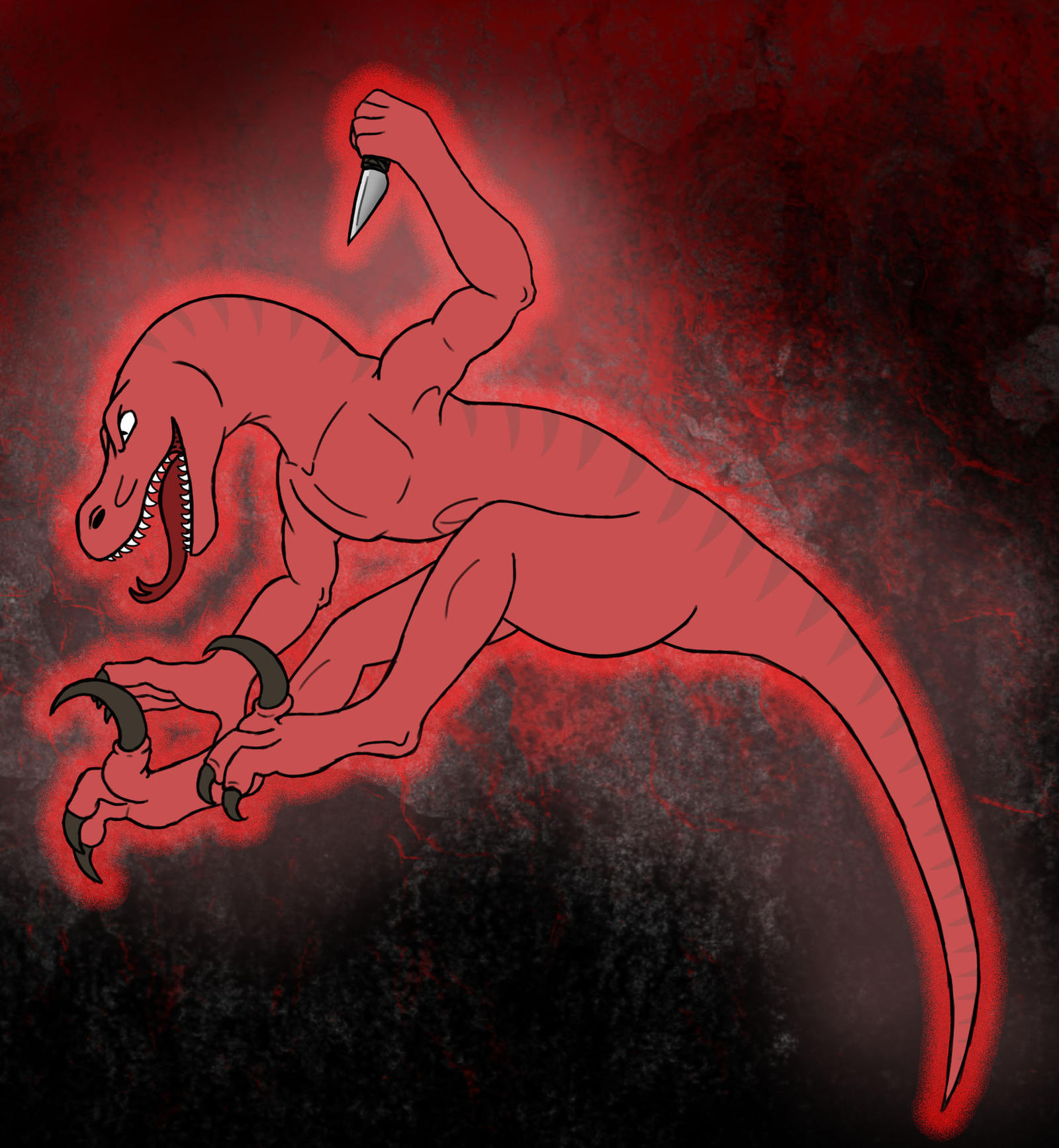 Blood Raptor Deviantart Raptor Art Trade by Void-Lizard on DeviantArt