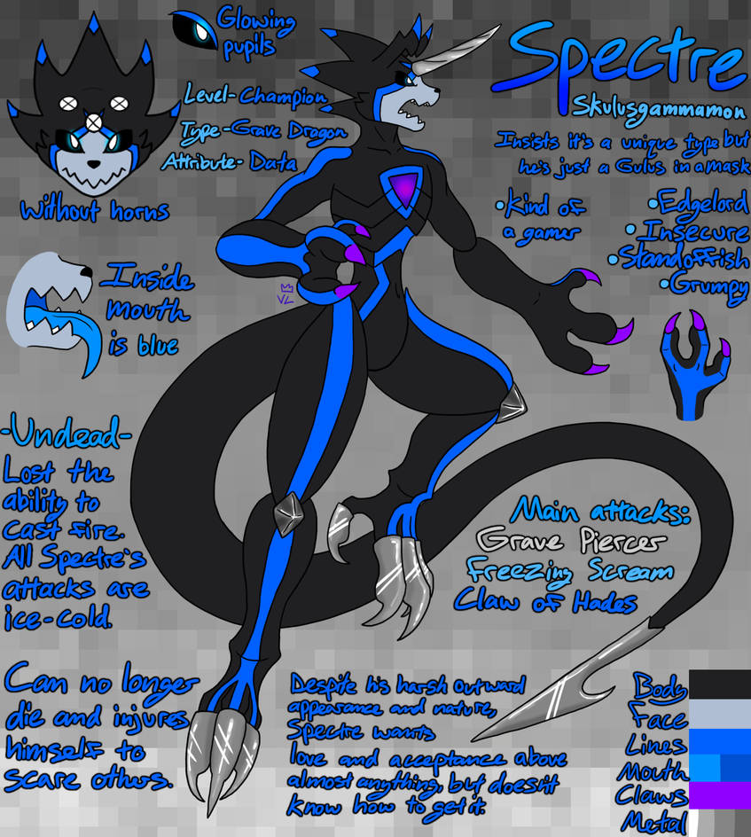 Elf Spectre Spectre Ref - Info Version by Void-Lizard on DeviantArt