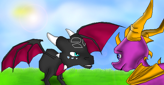 Cynder talk Spyro