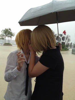 Kissing in the Rain