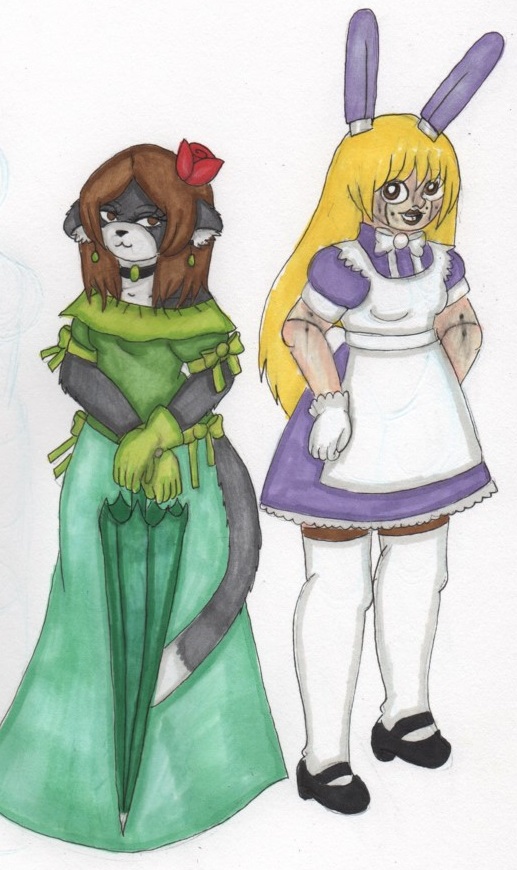 OTA - Belle in Green and Android Maid