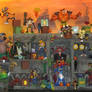 Crash Bandicoot action figures collection
