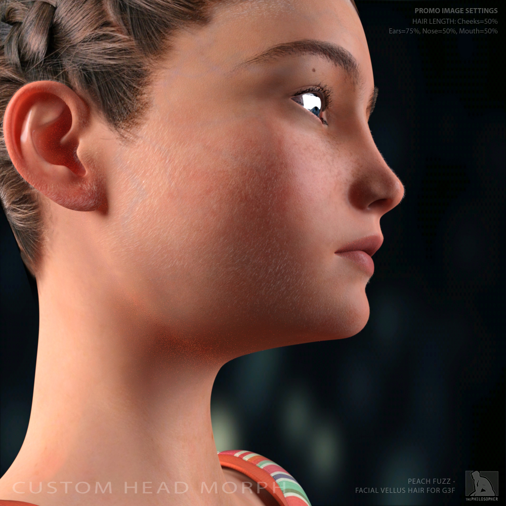Peach Fuzz - Facial Vellus Hair 4 Genesis 3 Female by PA-ThePhilosopher on DeviantArt Peach Fuzz - Facial Vellus Hair 4 Genesis 3 Female by PA-ThePhilosopher on DeviantArt