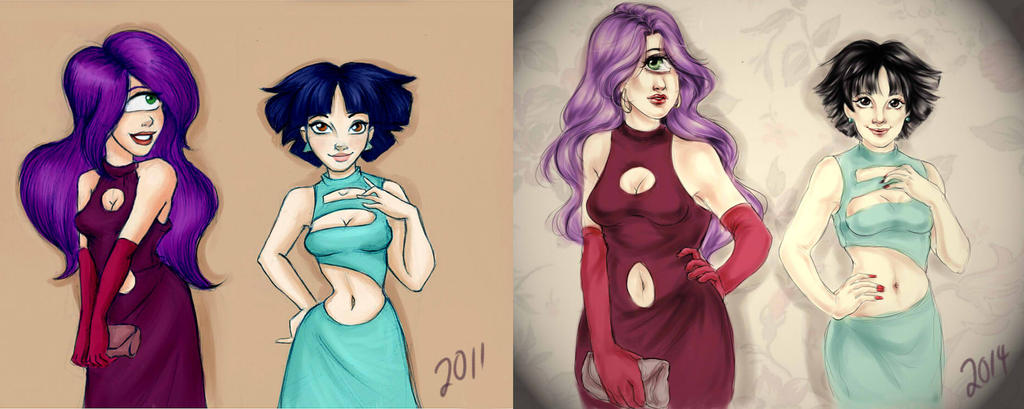 Futurama Girls Redraw