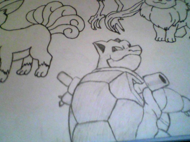 Blastoise - Pokemon collage