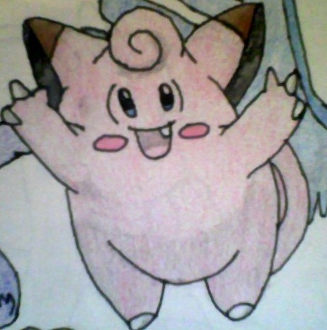 Clefairy Coloured