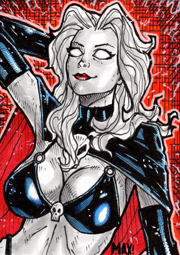 Lady Death sketch card