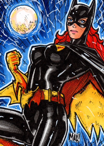 Batgirl sketch card