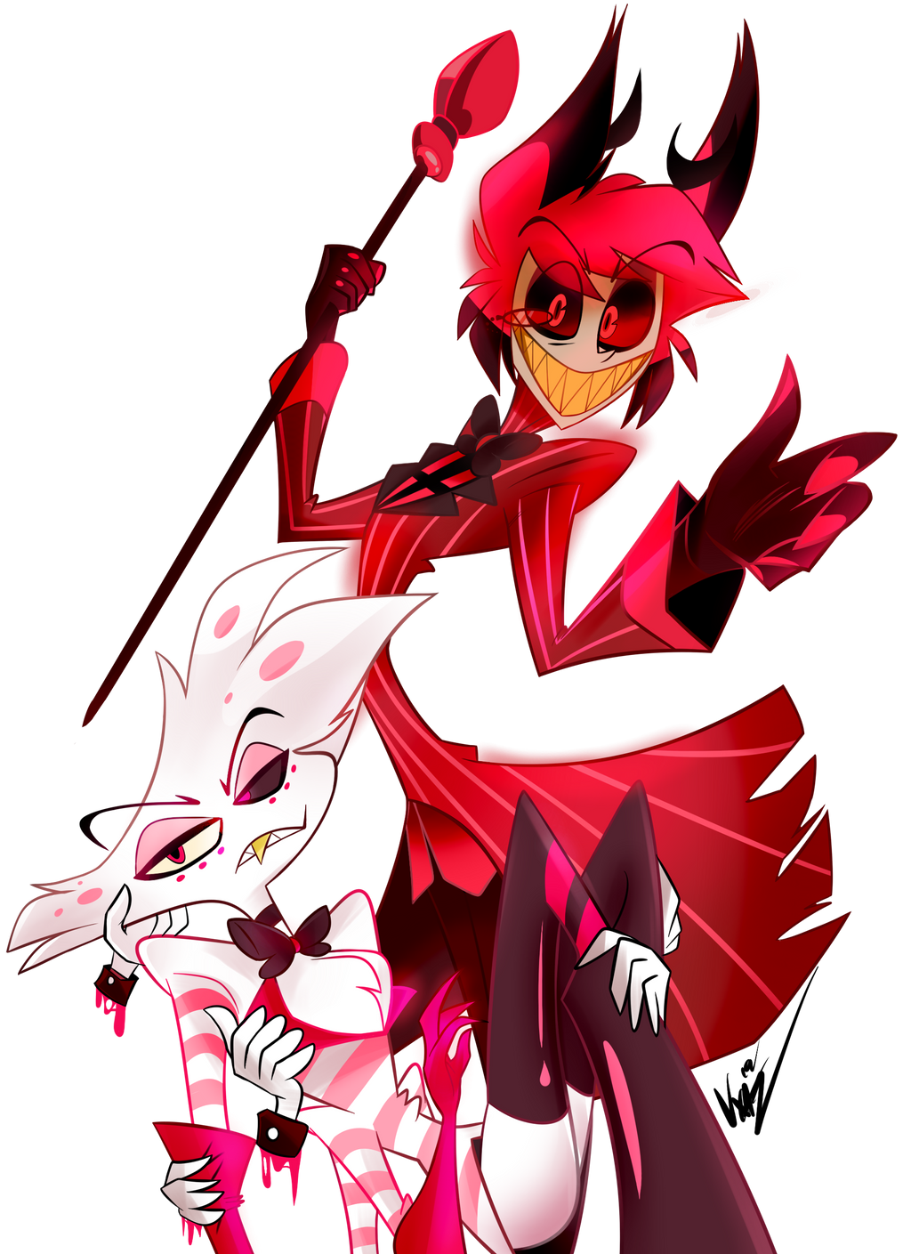 Angel and Alastor by VEXAZygote on DeviantArt
