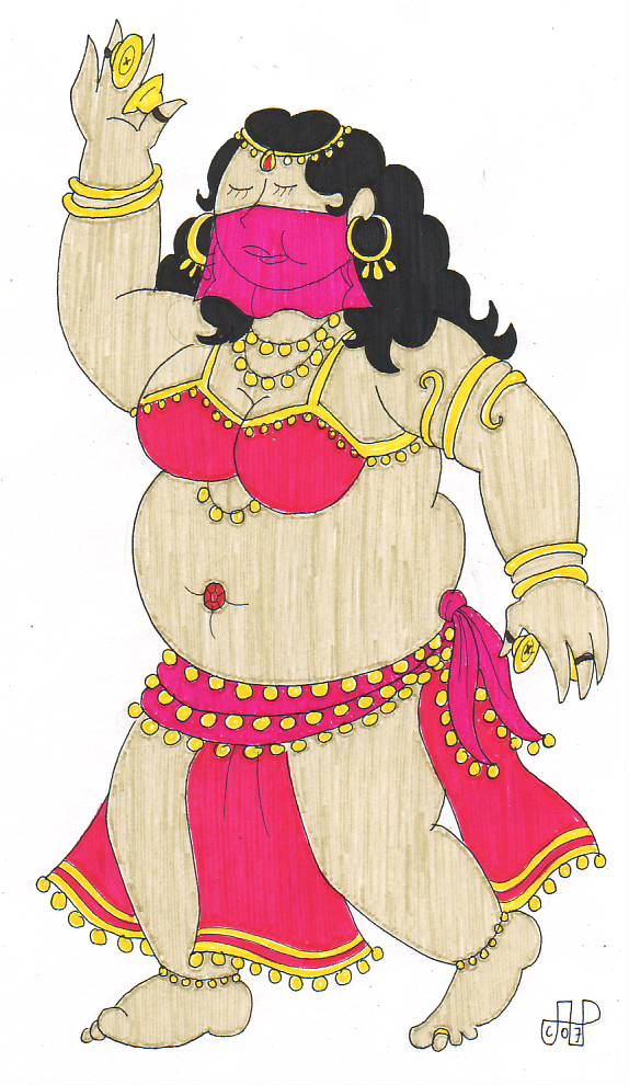 fat belly dancer funny