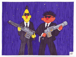 Muppets In Black