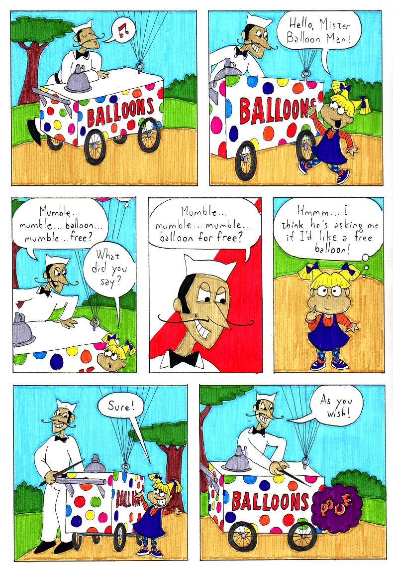 Balloon Badman Page 1