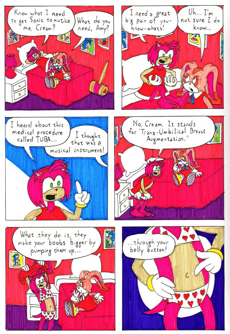 Amy Gets Pumped Page 1 by EmperorNortonII