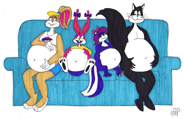 Big Furry Toon Bellies