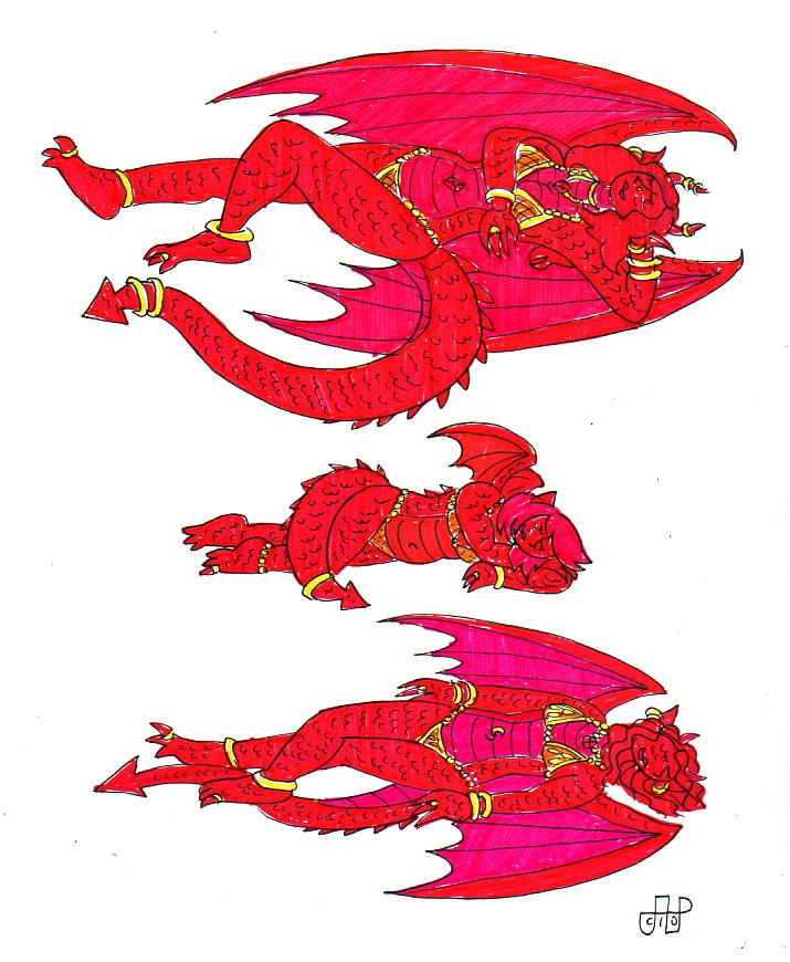 SSU Subraces: Red Dragons by EmperorNortonII on DeviantArt