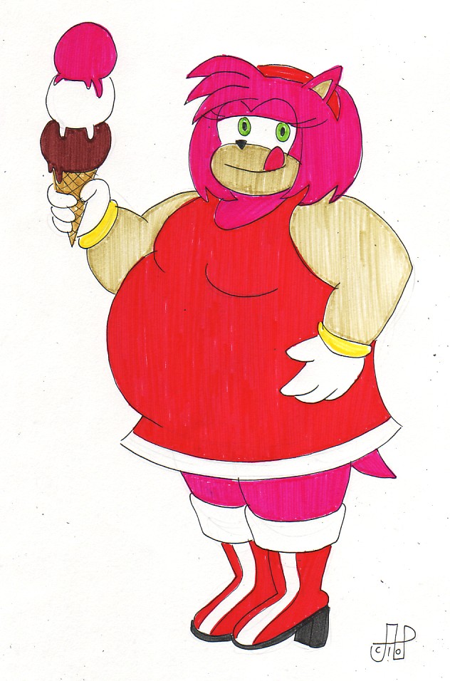 Fat Amy Rose By EmperorNortonII On DeviantArt fat-amy-rose-by-emperornortonii-on-deviantart