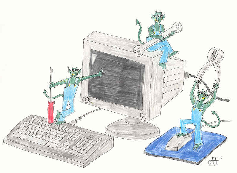 Gremlins Eating Computer Gremlins by EmperorNortonII on DeviantArt