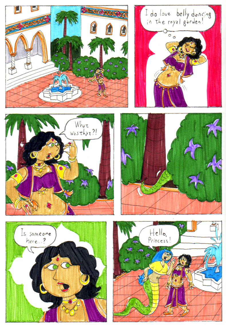 The Naga and the Princess's Navel Page 1