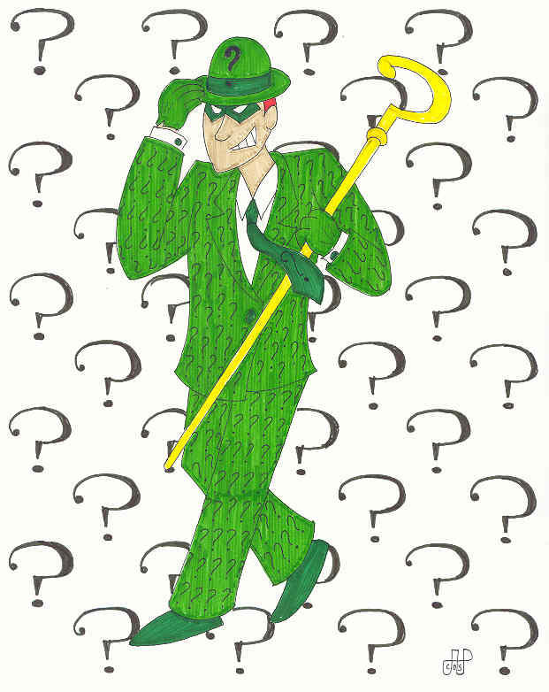 The Riddler Confused The Riddler by EmperorNortonII on DeviantArt