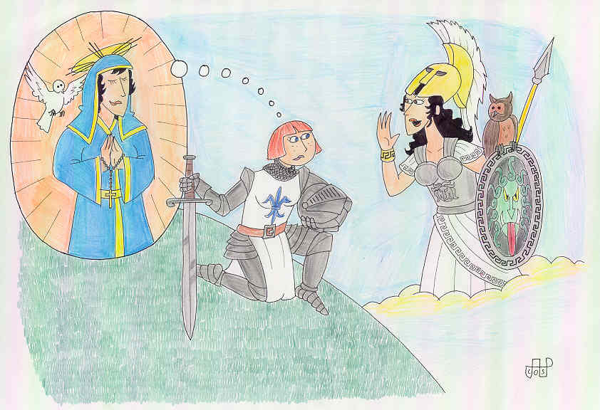 Joan of Arc Mistaking the Goddess Athena For St...