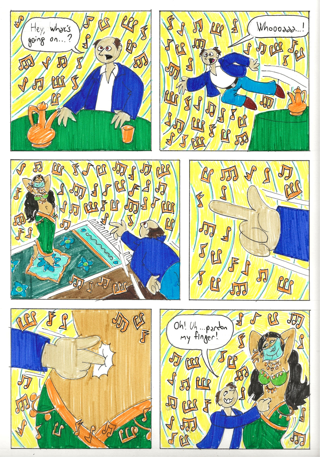 Maysoun's Magnetic Midriff Page 4 by EmperorNortonII on DeviantArt