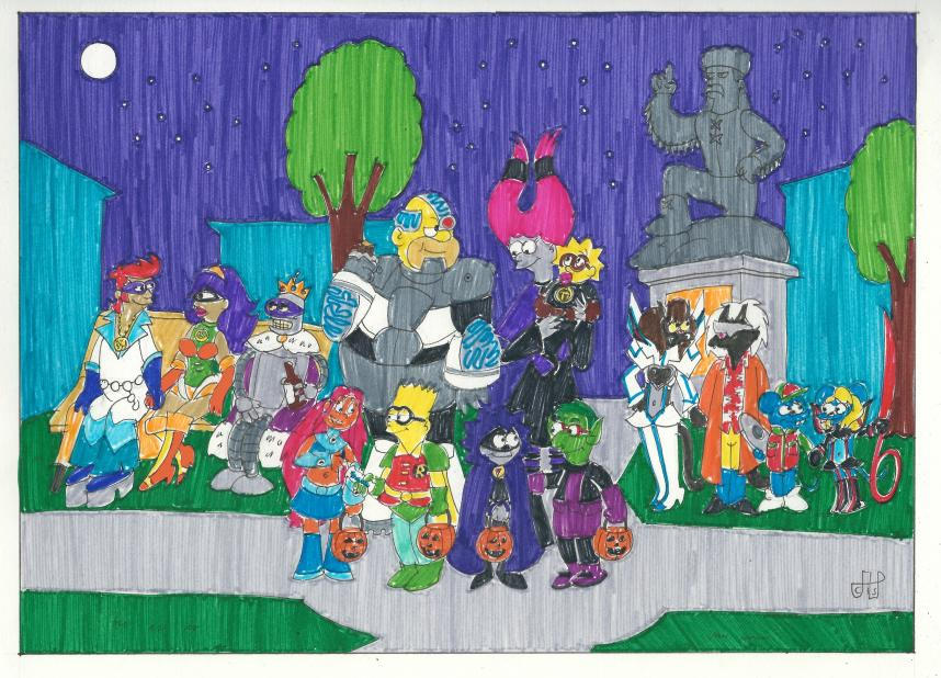 Halloween In Springfield by EmperorNortonII on DeviantArt