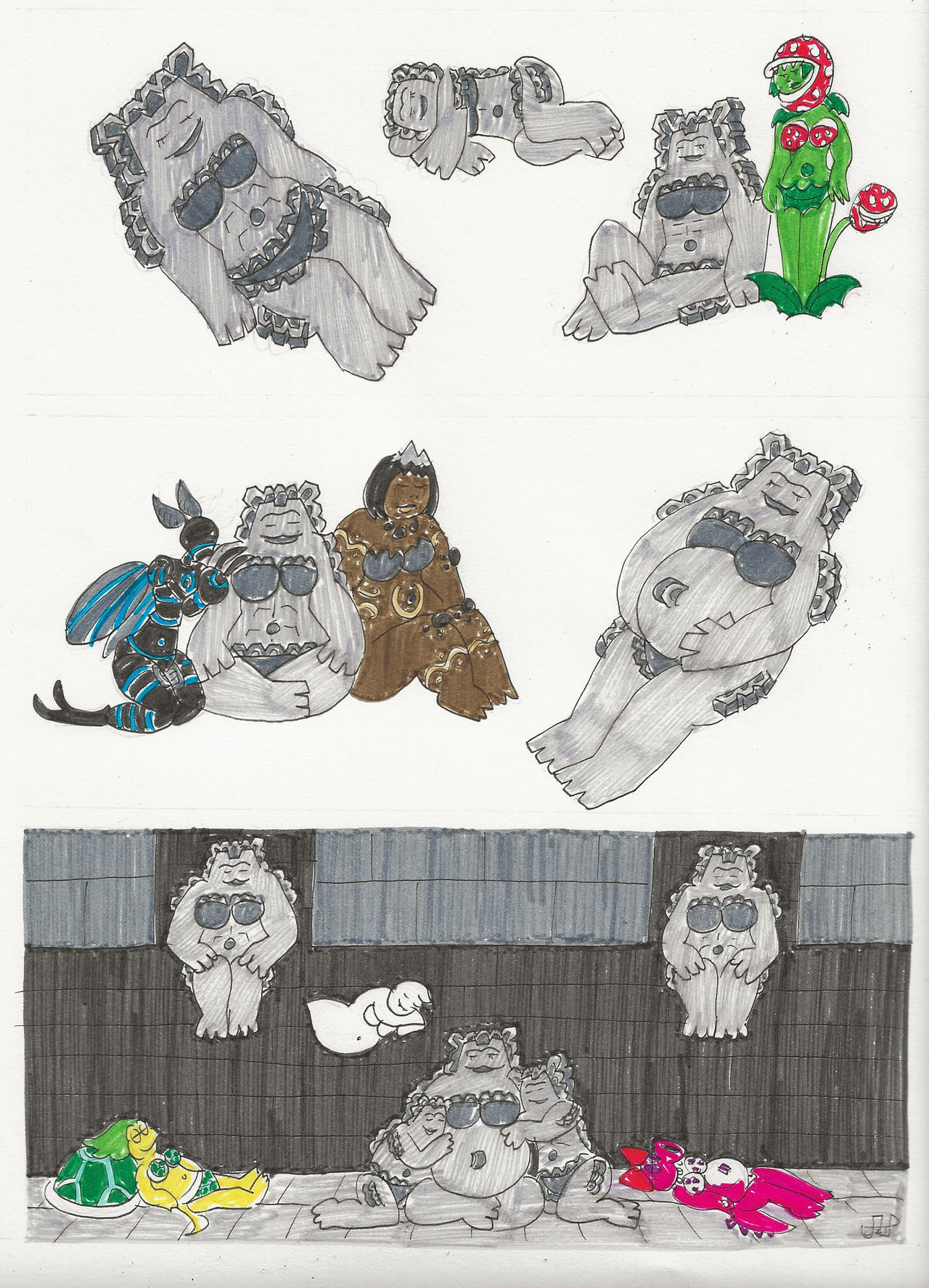 SSU Official Bios: Thwomps by EmperorNortonII on DeviantArt