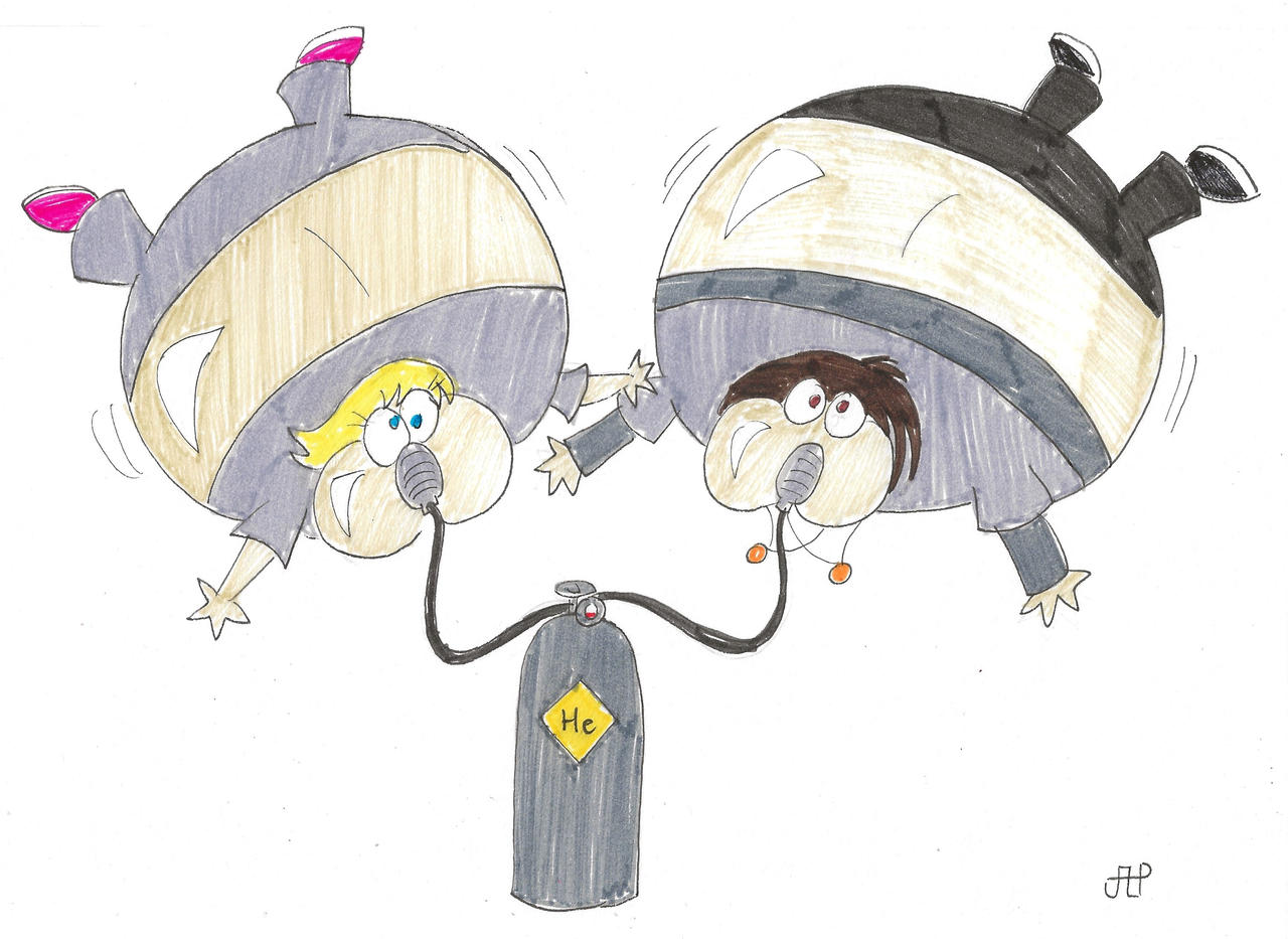 Inflating Charlotte and Lake by EmperorNortonII on DeviantArt