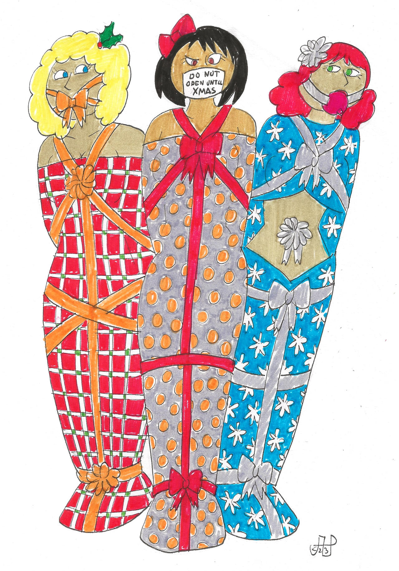 Gift Wrapped Girls by EmperorNortonII on DeviantArt