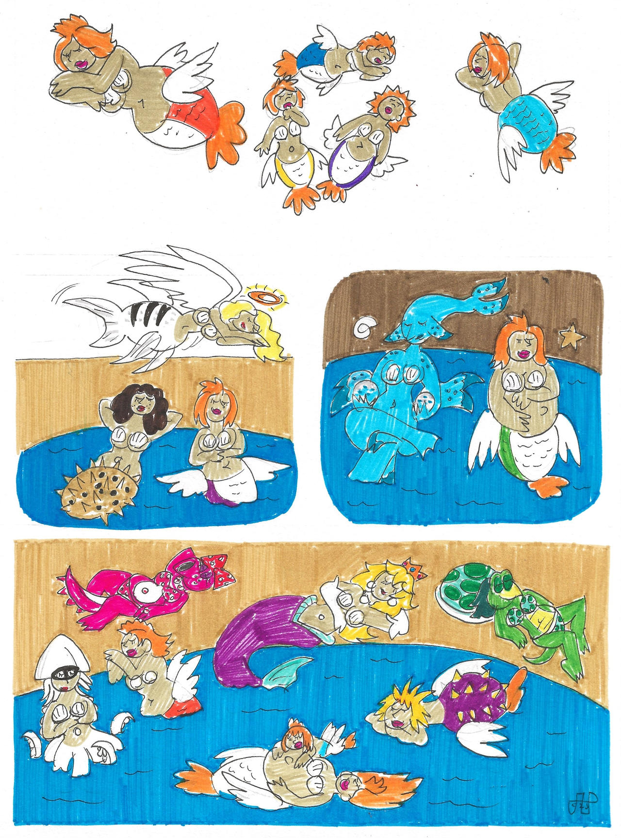 SSU Official Bios: Cheep Cheep Mermaids by EmperorNortonII on DeviantArt