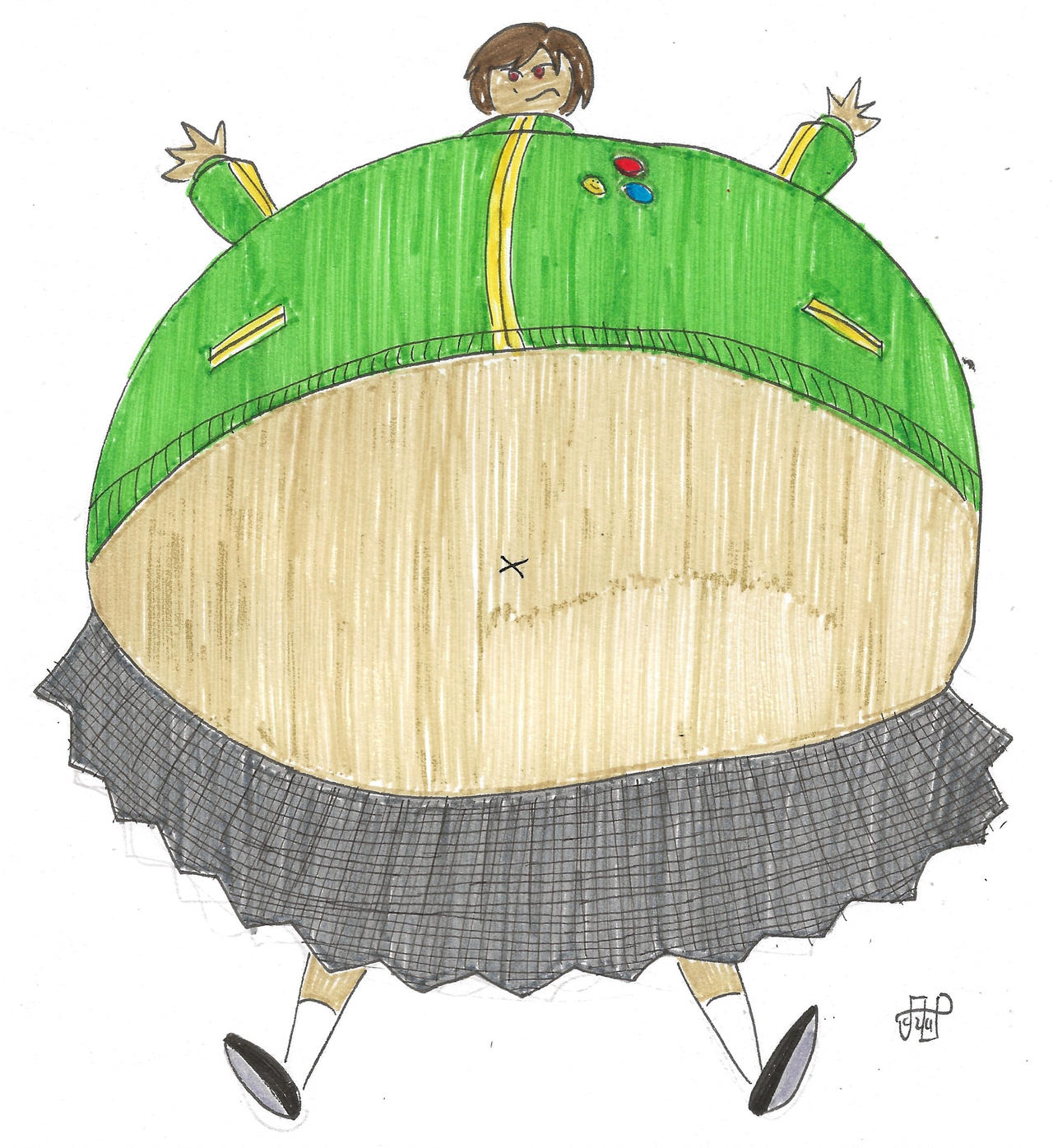 Chibi Roly Poly Roly Poly Chie by EmperorNortonII on DeviantArt