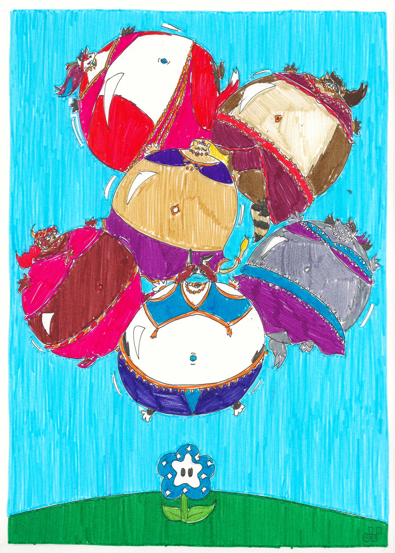 Flower Pokemon Inflation Fuzzy Navels: Wonder Flower Inflation by EmperorNortonII on DeviantArt