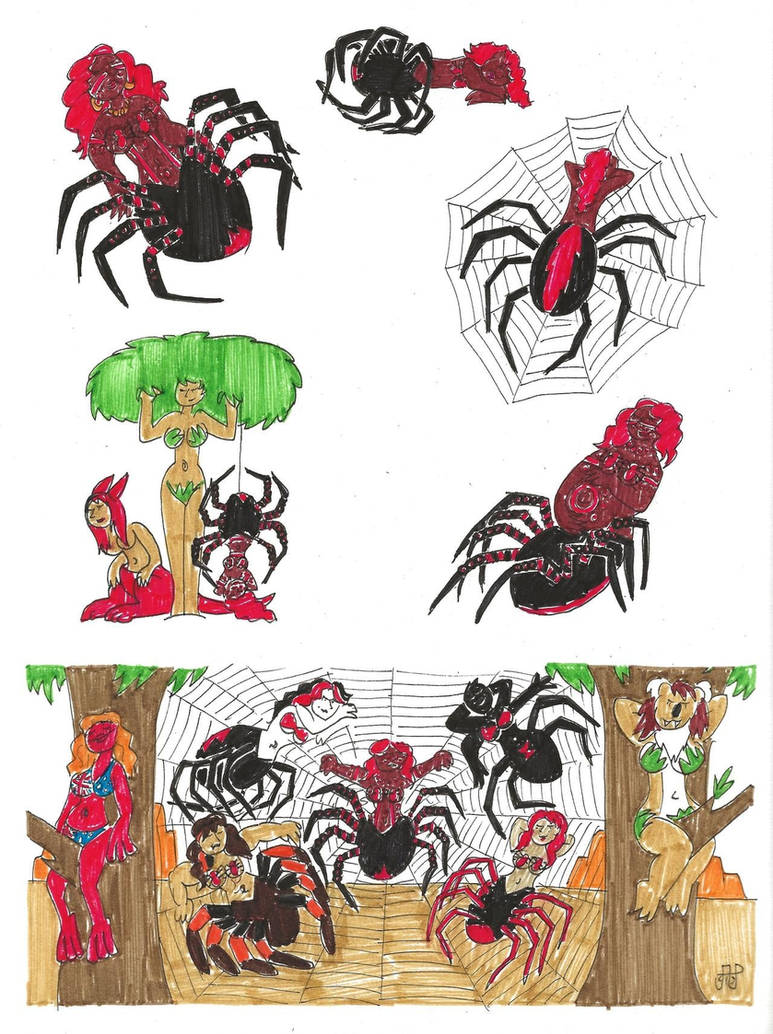 SSU Subraces: Redback Driders by EmperorNortonII on DeviantArt