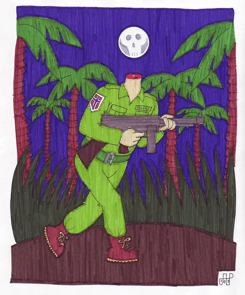 Roland the Headless Thompson Gunner by EmperorNortonII on DeviantArt