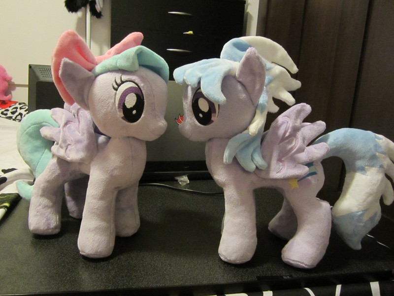 My little pony Cloudchaser and flitter Plushie